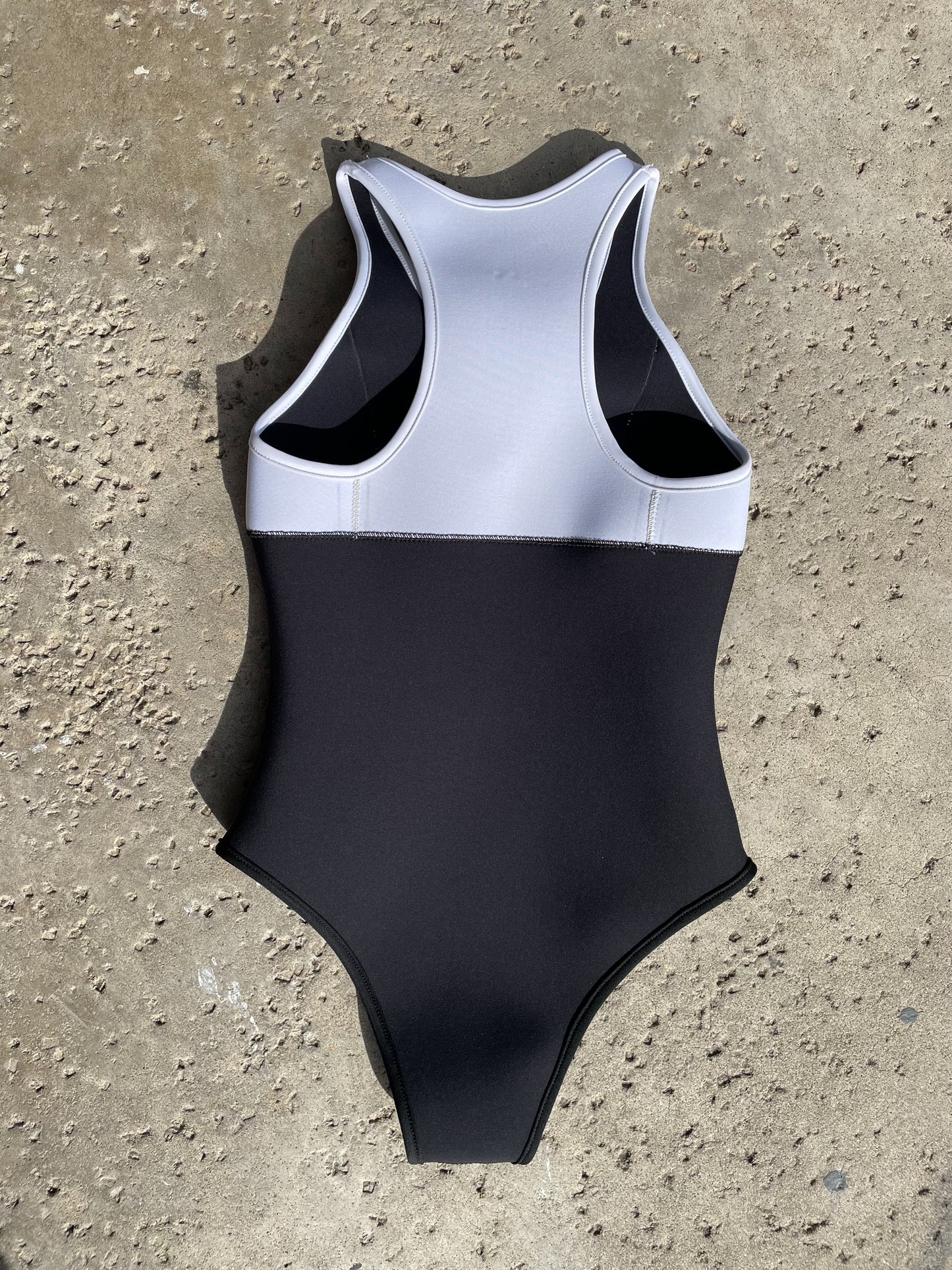 Black & White One Piece Pre-Made - Jonesea Wetsuits