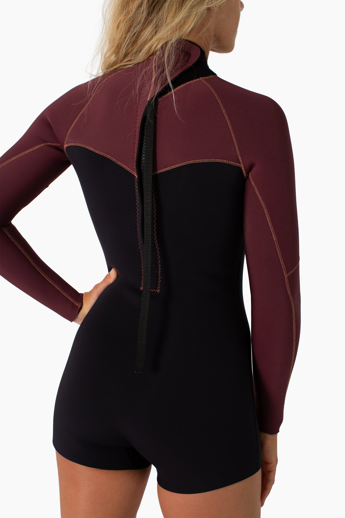Women's Dahlia Long-Sleeve Springsuit | Limited Sangria | Jonesea
