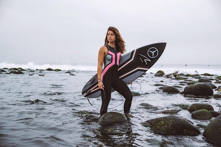 Women's Navy LA Cheeky – Handmade Wetsuit | Jonesea – Jonesea Wetsuits