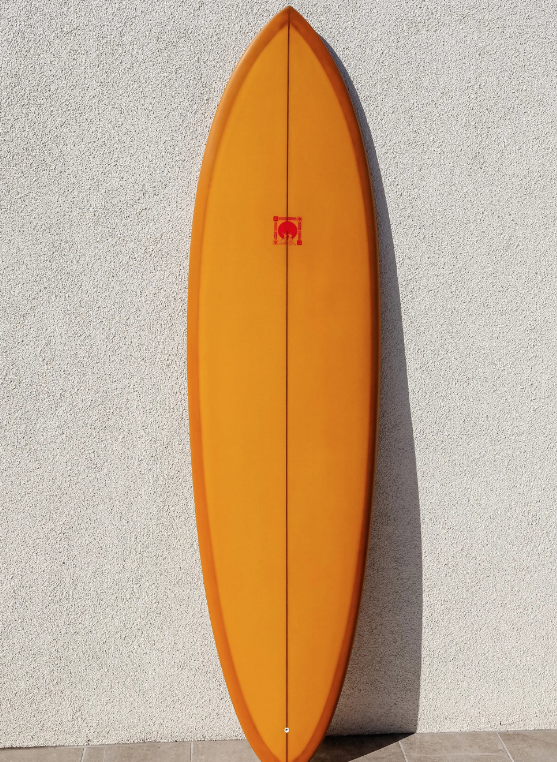 KRIS HALL | 6’10” NEW SPEEDWAY BOOGIE PIN CLAY SURFBOARD - Jonesea Wetsuits