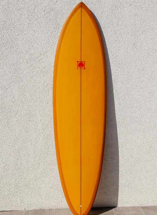 KRIS HALL | 6’10” NEW SPEEDWAY BOOGIE PIN CLAY SURFBOARD - Jonesea Wetsuits