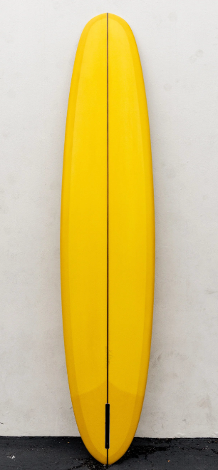 KRIS HALL | 9’4” JAZZ PIN GOLDENROD YELLOW LONGBOARD - Jonesea Wetsuits