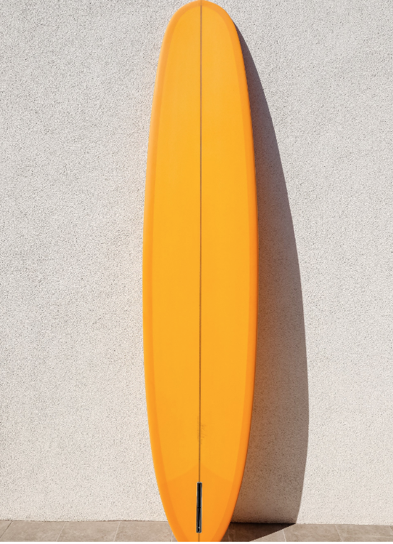 KRIS HALL | HAIRCUT 9’7” CORAL PEACH LONGBOARD - Jonesea Wetsuits