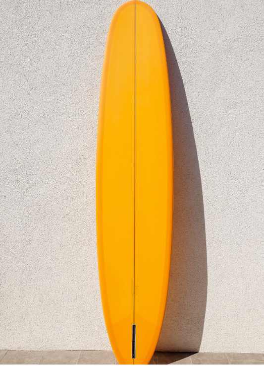 KRIS HALL | HAIRCUT 9’7” CORAL PEACH LONGBOARD - Jonesea Wetsuits