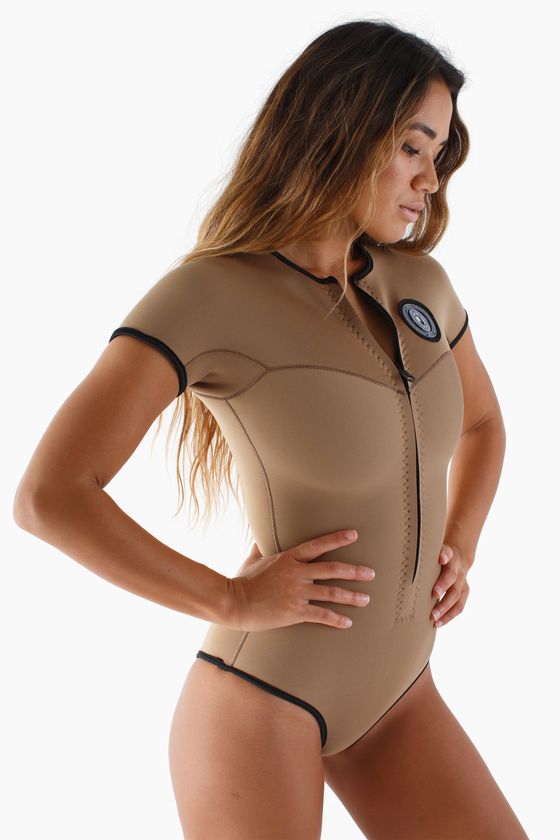 Caramel Bermuda Springsuit - Jonesea Wetsuits